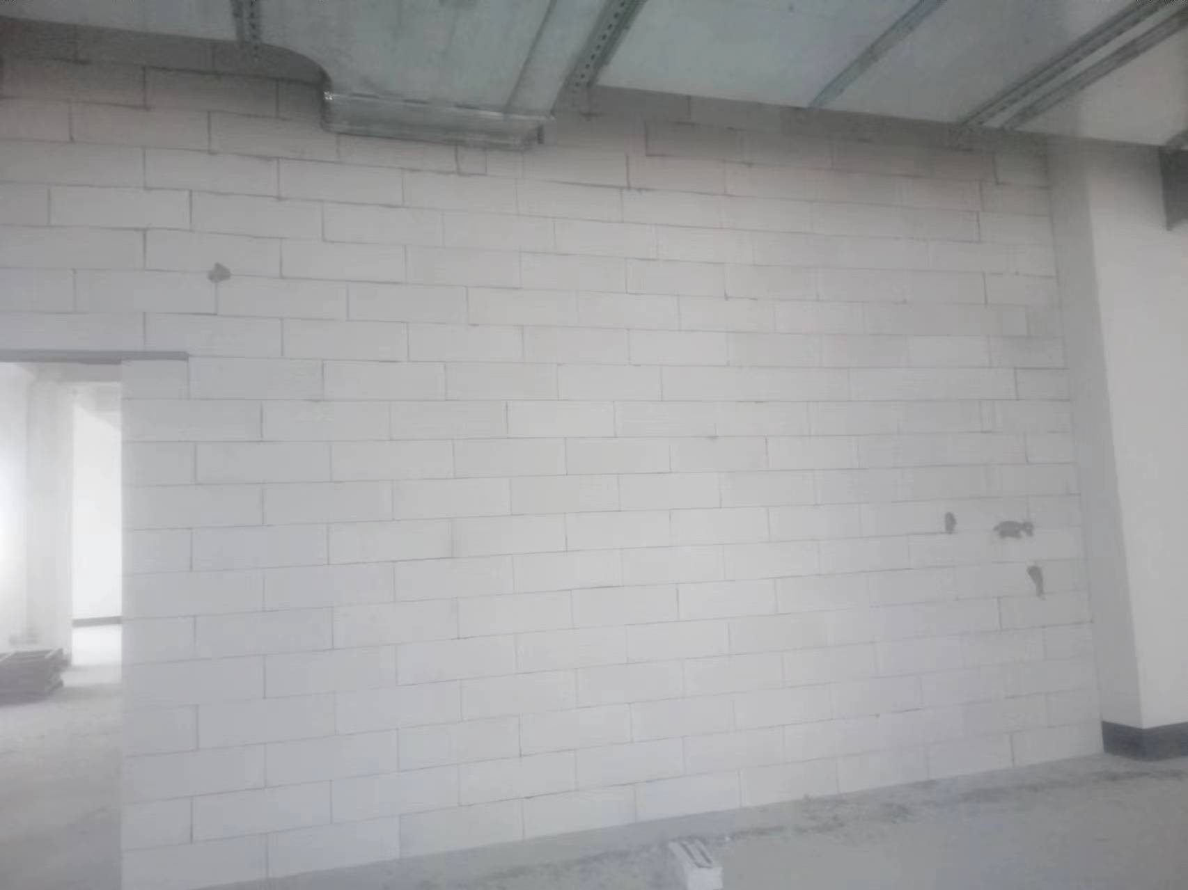酒店轻质砖隔墙现场